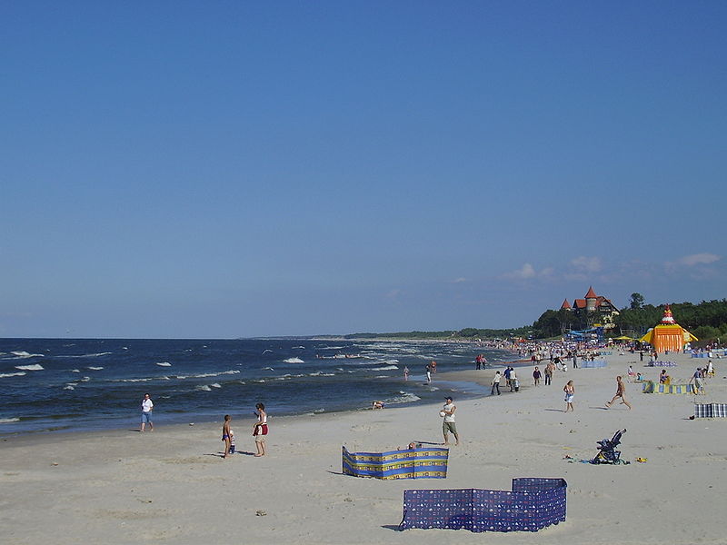 ŁEBA plaża